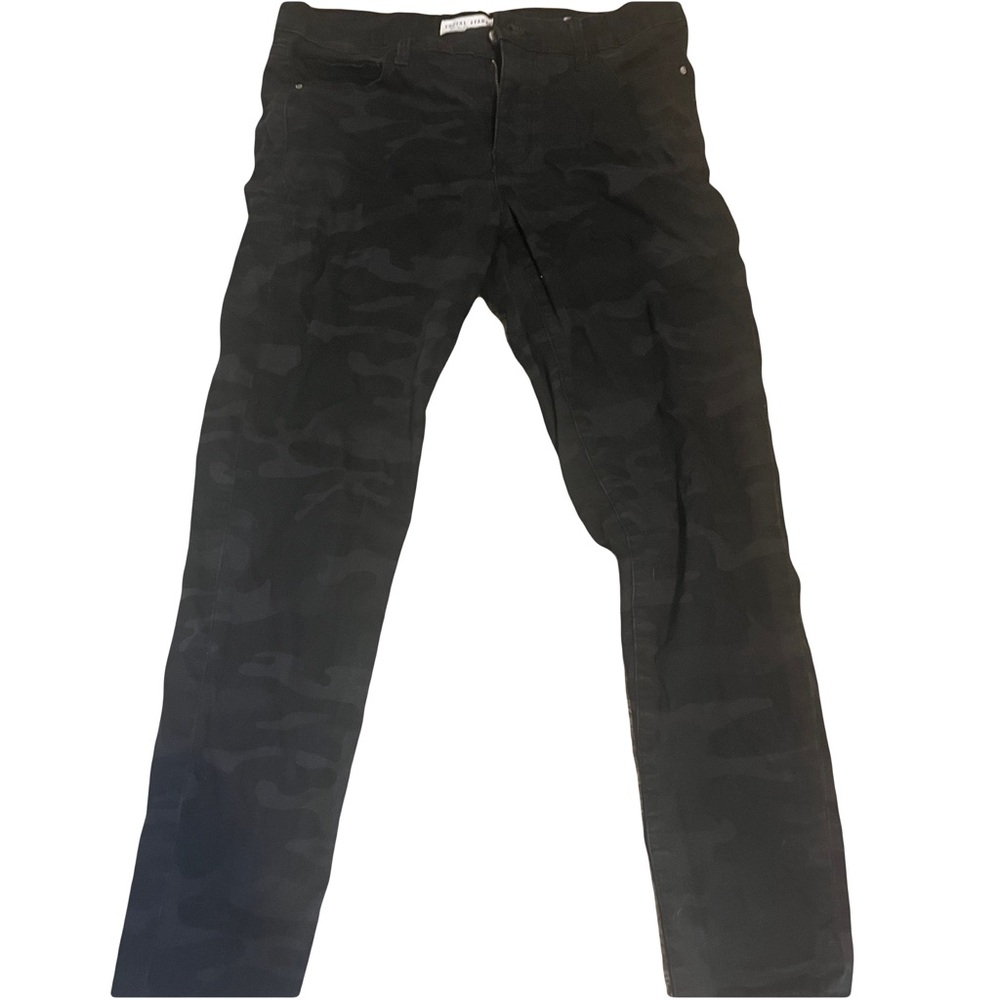 Black Camouflage Pants